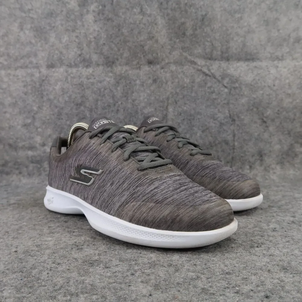 Skechers Shoes Womens 7.5 Sneakers Athletic Lifestyle Go Step Lite Walking Grey